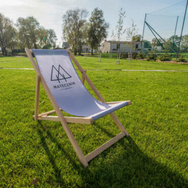 Rozkładane krzesło obrandowane folwark matecznik