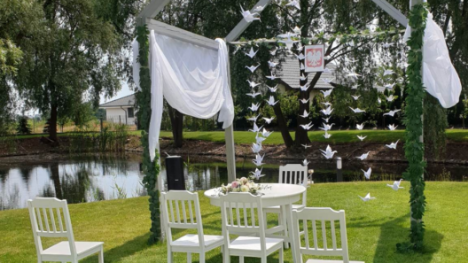 zaślubiny na świeżym powietrzu pod Poznaniem