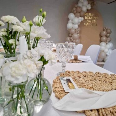 Dekoracje na Komunię