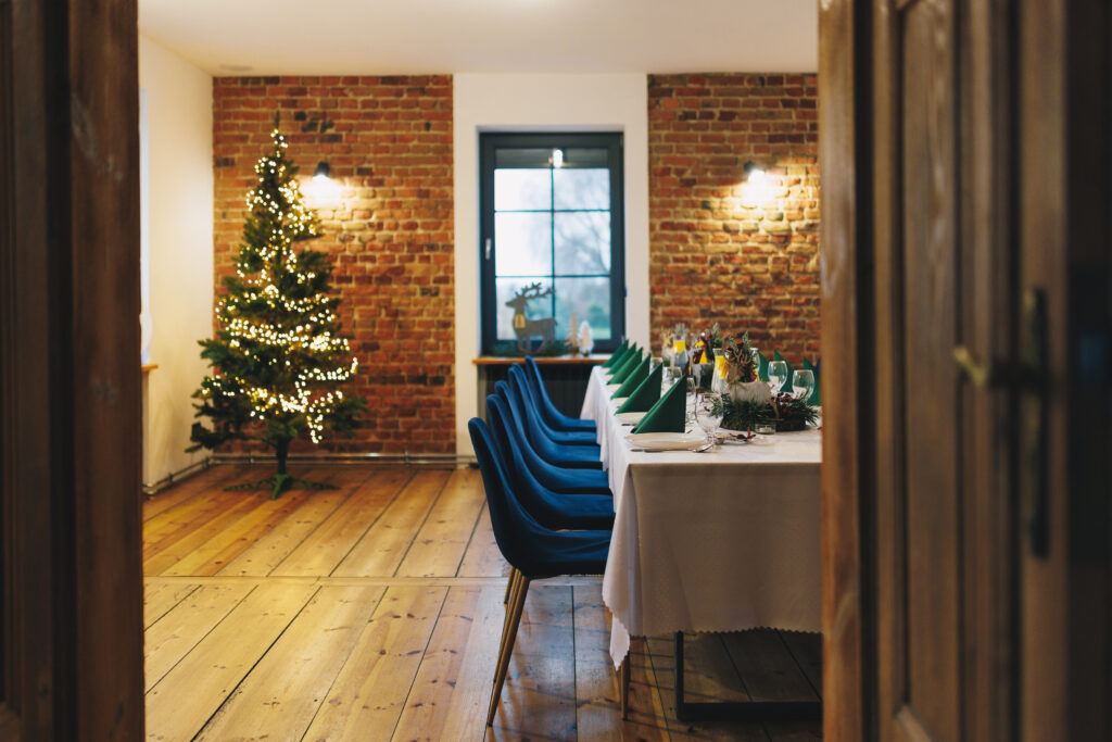 sala na wigilię firmową