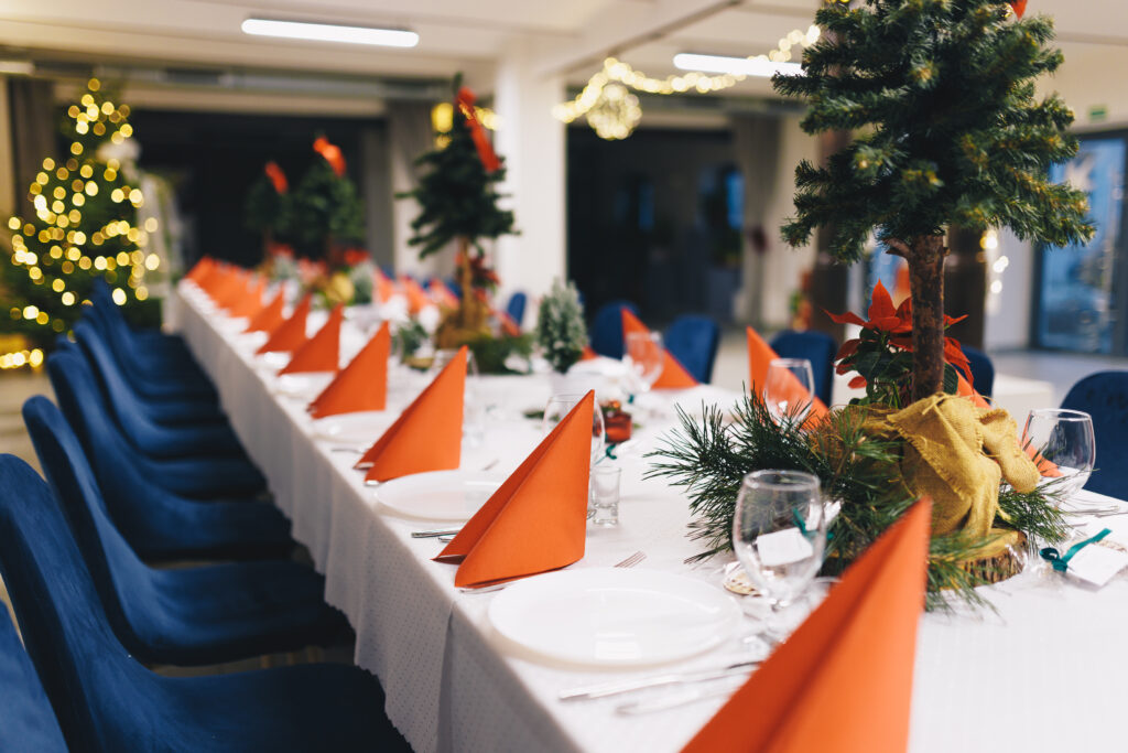 sala na wigilię firmową