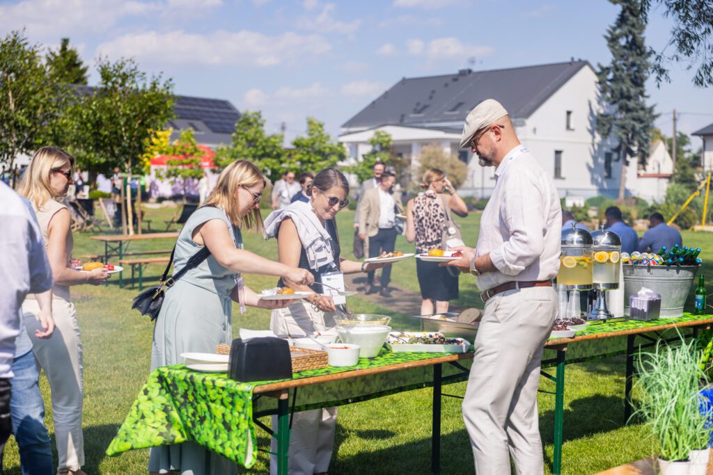grilowanie na żywo podczas integracji firmowej